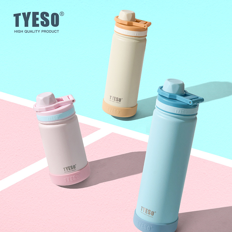 Sports Equipment 4 Year Old - TYESO Stainless Steel Vacuum Flask 420/600/750ml