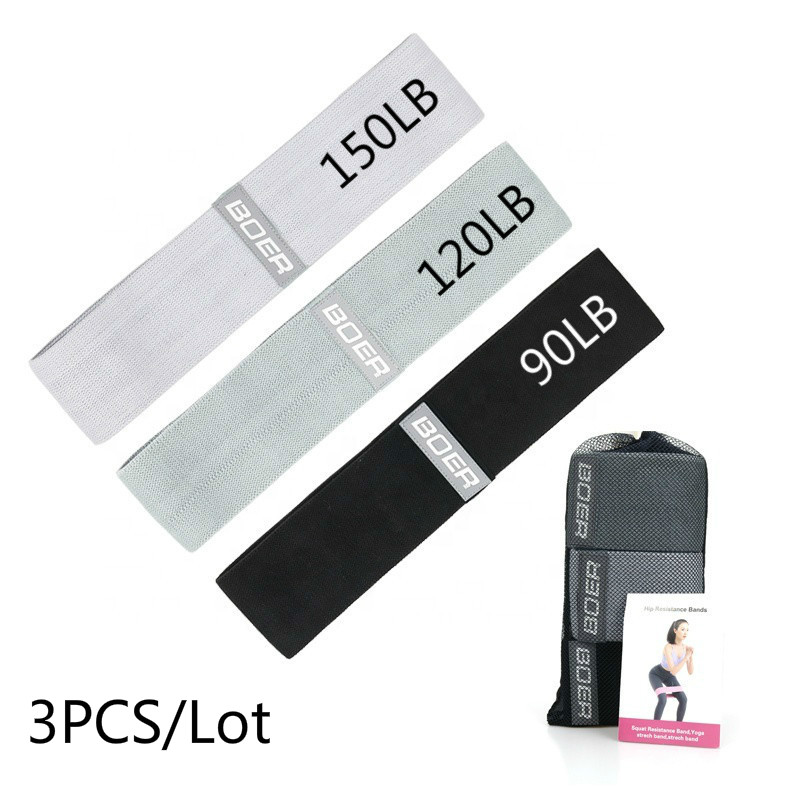 Sports Equipment Meaning - 3PCS Women Men Fabric Resistance Bands