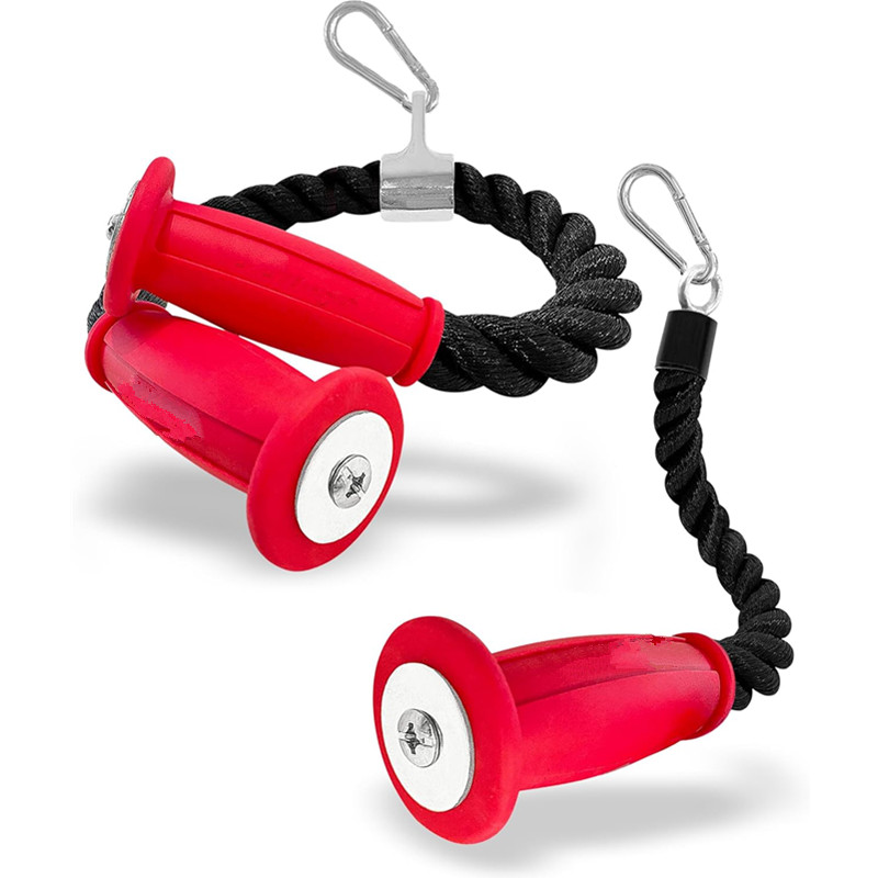 Sports Equipment Meaning - Ergonomic Tricep Ropes Non-Slip Cable Attachment