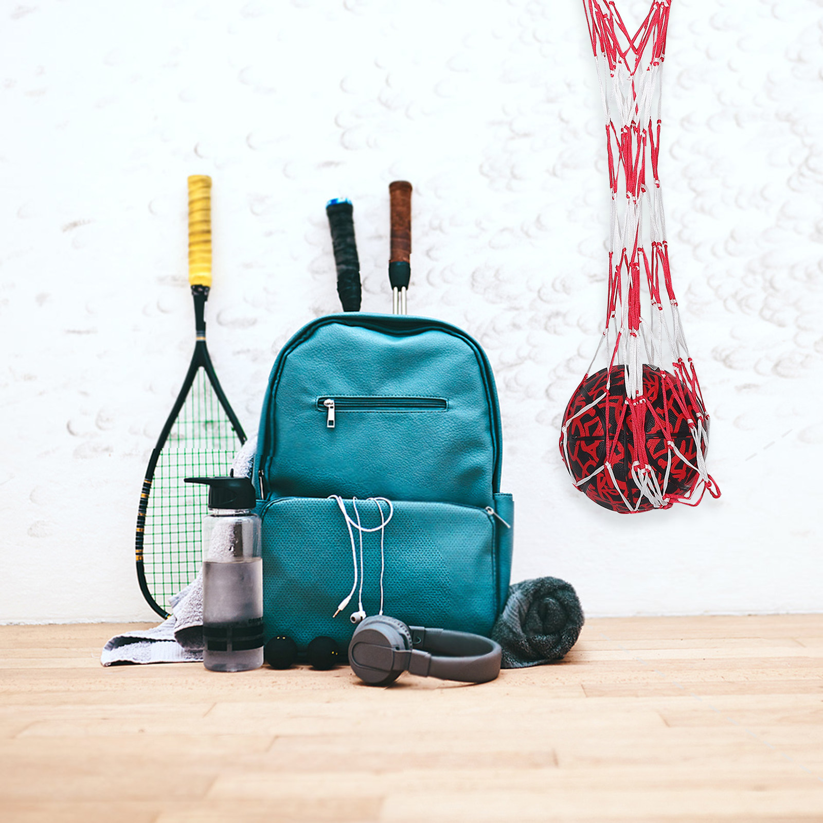 Sports Equipment Football - Mesh Ball Carrying Storage Bag Basketball