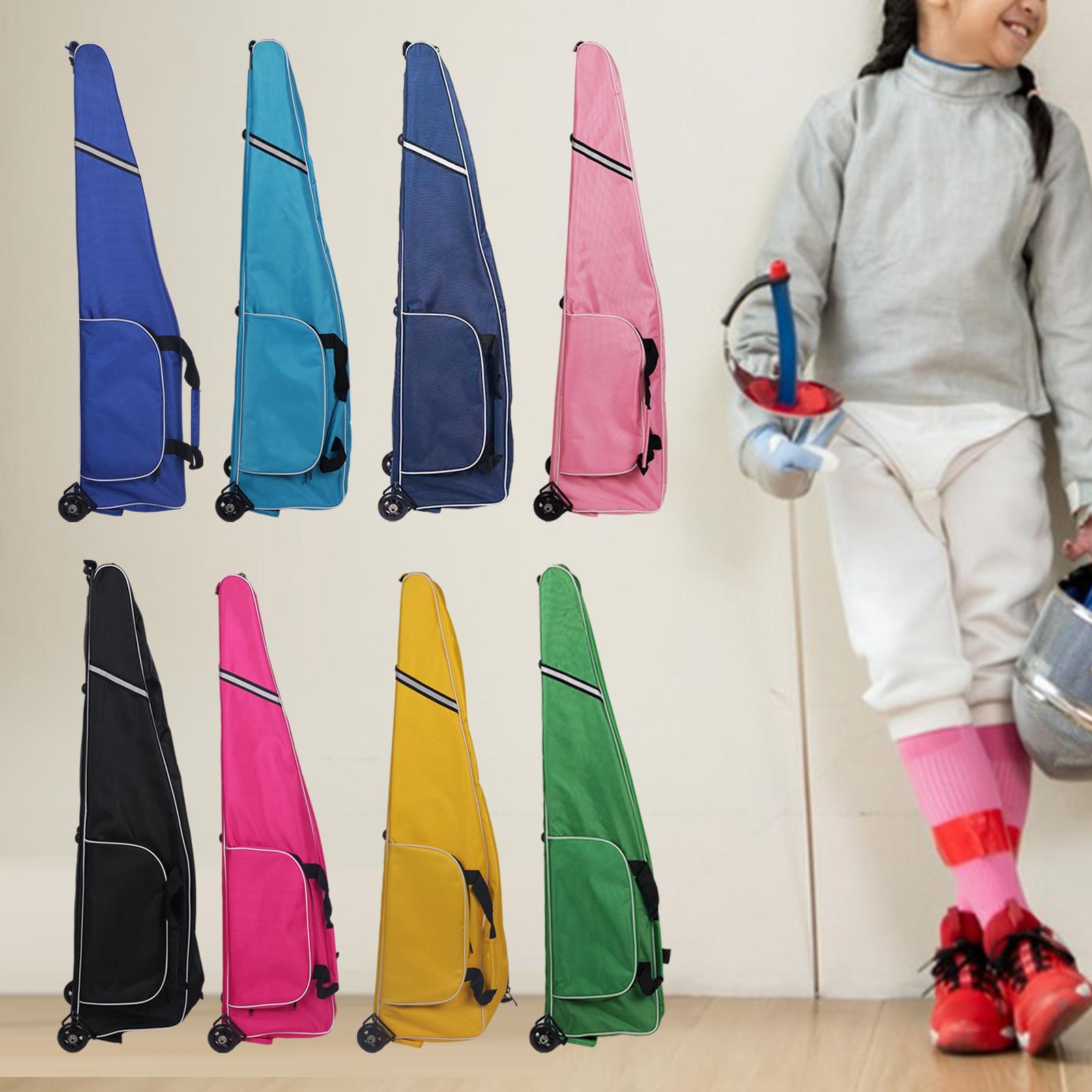 Sports Equipment Bag With Wheels - Large Roller Fencing Bag Trolley for