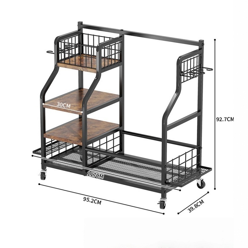 Sports Equipment Storage Rack - Golf Ball Display Stand Ball Bag