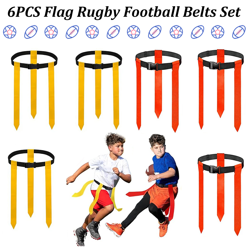6PCS Flag Football Belts Set A - огляд і ціна Sports Equipment Football