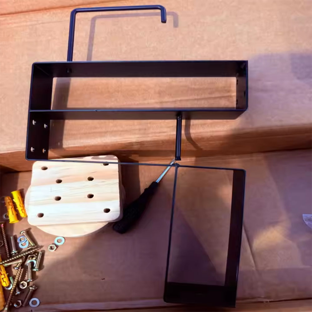 Wood Motorcycle Helmet Holder  - огляд і ціна Sports Equipment Storage Rack