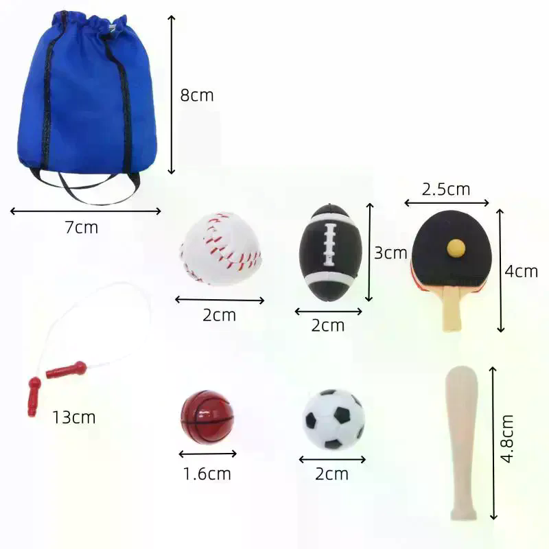 1/12 Dollhouse Simulation Mini - огляд і ціна Sports Equipment Football