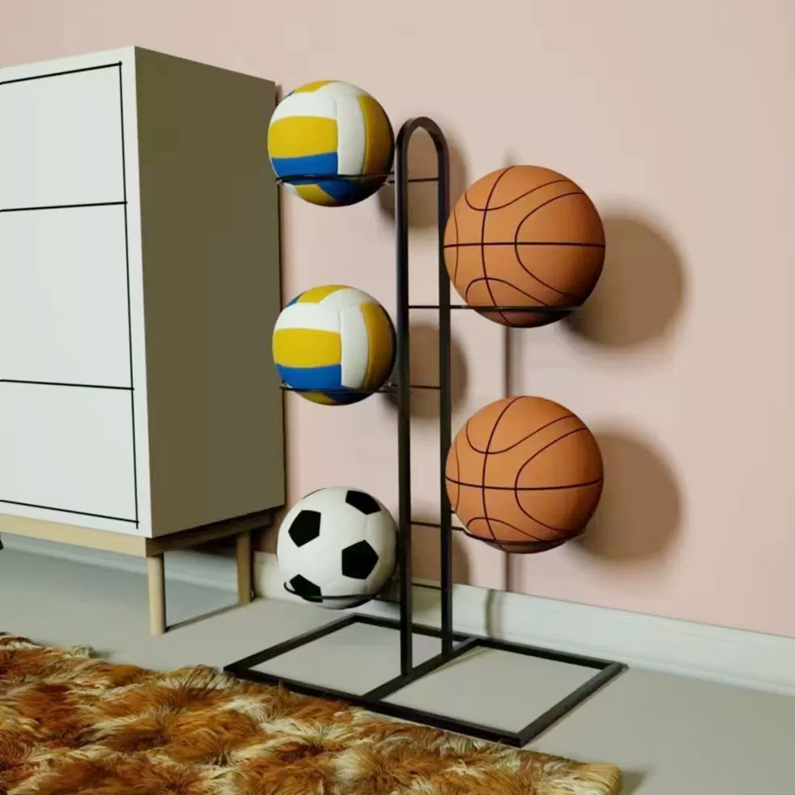 Foldable Basketball Rack Multi - огляд і ціна Sports Equipment Storage Rack
