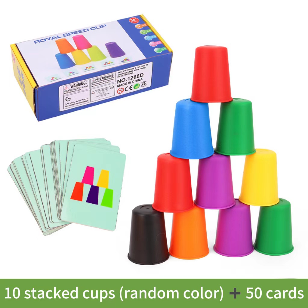 Montessori Toys Mini Stack Cup - огляд і ціна Sports Equipment For Kindergarten