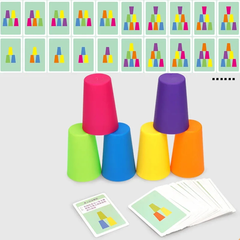 Montessori Toys Mini Stack Cup - огляд і ціна Sports Equipment For Kindergarten