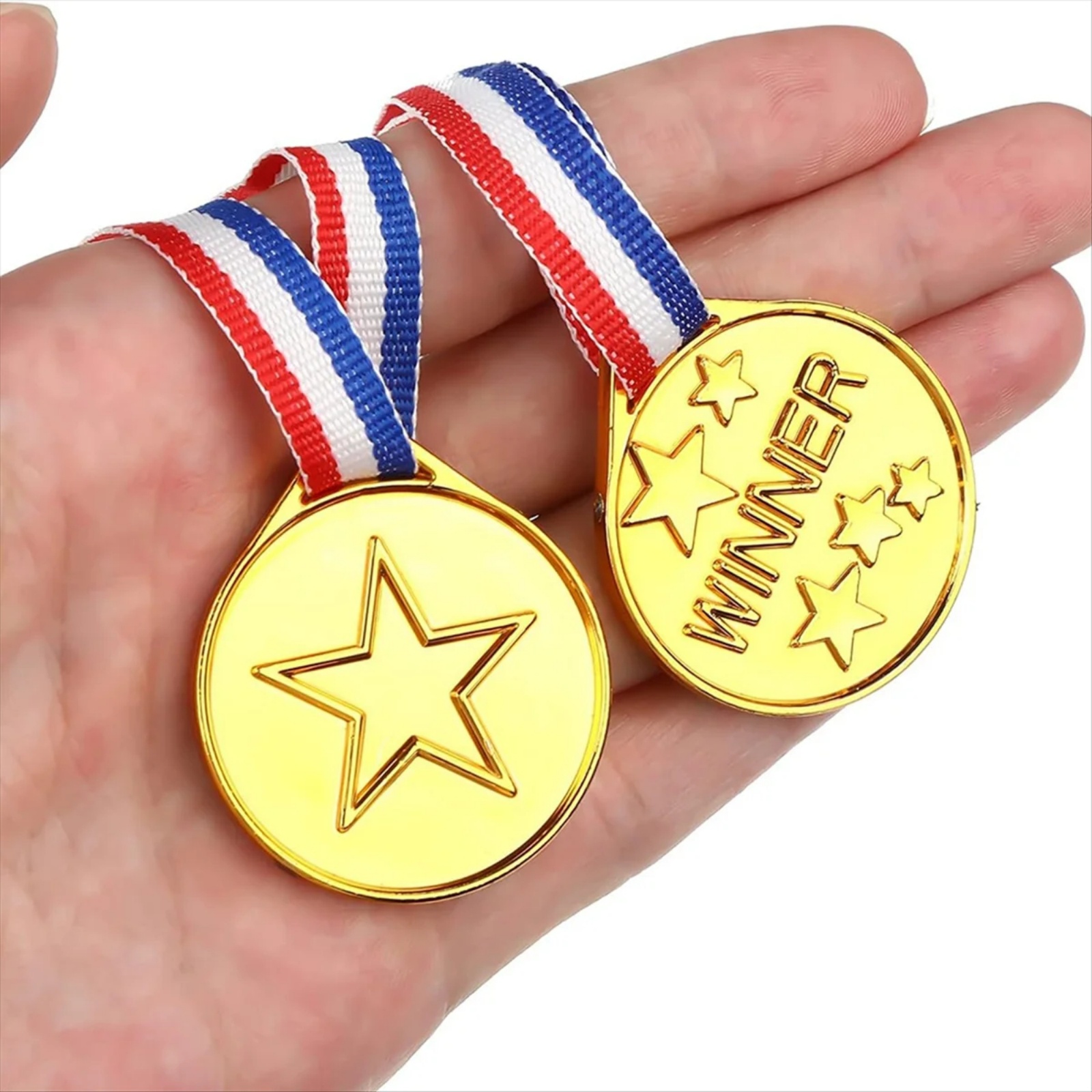 30Pcs Plastic Gold Winners Med - огляд і ціна Sports Equipment For Kindergarten