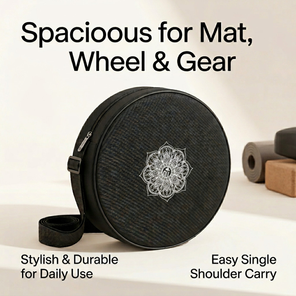 Yoga Wheel Bag Nylon Black Man - огляд і ціна Sports Equipment Bag With Wheels
