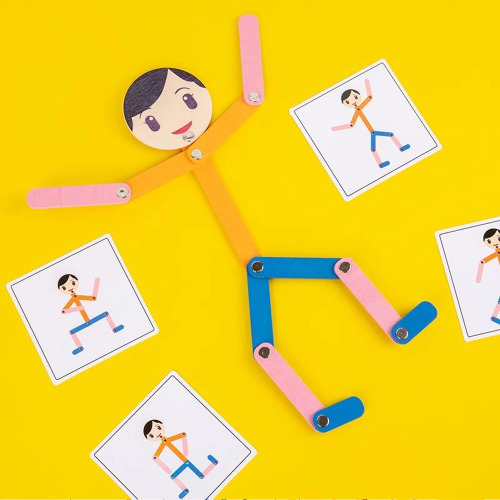 Sport Wooden Man Material DIY  - огляд і ціна Sports Equipment For Kindergarten